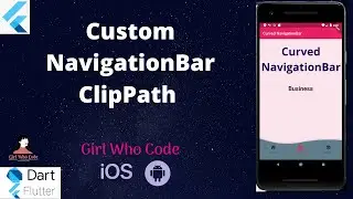 Flutter - How to Curve NavigationBar with ClipPath()