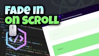 Fade on Scroll ELEMENTS JS 