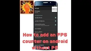 How To Add An FPS Monitor On Your Android Phone (GLTOOLS)