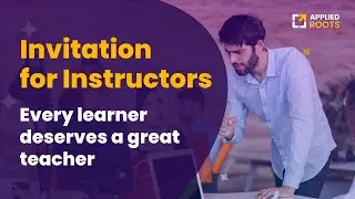 Inviting top experts to teach with us @ AppliedRoots