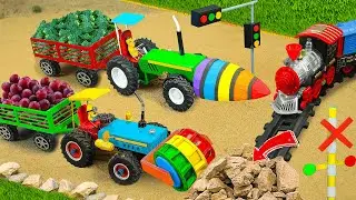 Diy tractor mini Bulldozer to making concrete road | Construction Vehicles, Road Roller