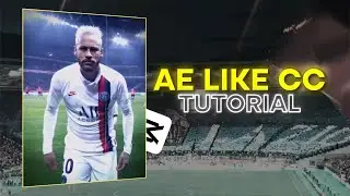 Capcut || AE Like CC In Capcut Tutorial || AE Inspired Football CC Editing Tutorial ||