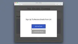 Fixing an annoying pop-up's annoying animation