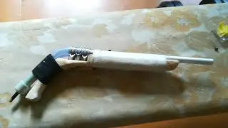 Дуэльный! Самодельный! ПНЕВМАТИЧЕСКИЙ ПИСТОЛЕТ!!!