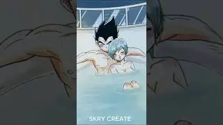 Vegeta and bulma bathing 🧼🌚||[Dragon Ball characters in cutest fusion 🖤mode