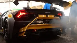 2020 Lamborghini Huracán Super Trofeo Evo Cold Start, revs, idle