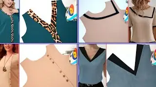 Among the Top 4 Neck and Collar Designs for Sewing Women's Clothes at Home | Sewing Tips and Tricks