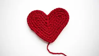 Basket Heart from a cord. Crochet