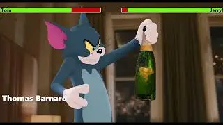 Tom and Jerry (2021) Hotel Room Battle with healthbars