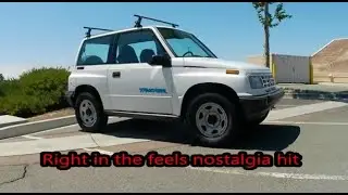 1992 Geo Tracker | Right in the feels nostalgia hit | appreciating small Suzuki 4x4s later in life