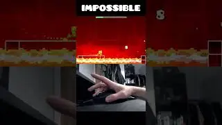 Geometry Dash: Impossible Lava Jump! #shorts
