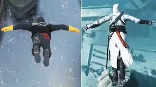 Watch Dogs Legion - Assassin Creed's Jump Easter Egg (Jumping From High Building) WATCH DOGS 2020