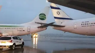 Последствия столкновения двух самолетов попали на видео