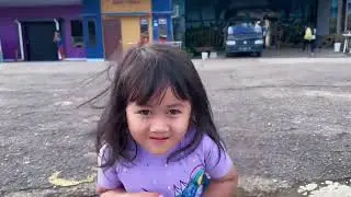 UncuVlog‼️Ngajakin ponakan berenang di kota sekadau 🥳🥳
