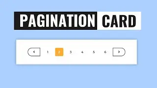 [ HTML | CSS ]  Pagination Design