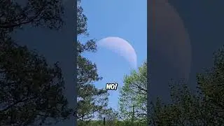 Mars Falls from sky 4.24.2024 #vfx  #space #astronomicalevent #vfxalert #solareclipse