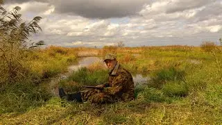 Autumn Hunting and Fishing on Lake Khanka. Hunting adventures. Primorsky Krai.