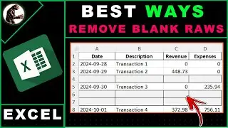 Excel Remove Blank Rows The Best Ways