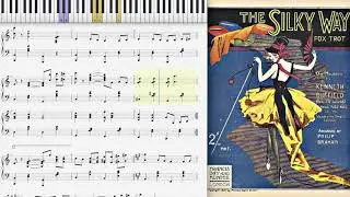 The Silky Way by Philip Braham (1921, Ragtime piano)
