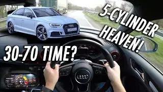 2017 Audi RS3 Saloon Driving POV/REVIEW // BETTER THAN THE HATCH?