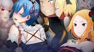 СУБАРУ СОБРАЛ ГАРЕМ ! Все жены и девушки Субару ! ОБЗОР РАНОБЕ Re:Zero Lust IF