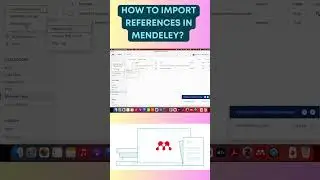 How to import references into the new Mendeley reference manager? 