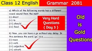🔴 Night Grammar Live | Exam-Oriented Class 12 English Grammar Important Questions