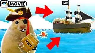 Hamster Pirate story Ep.1 - Pirate ship 🏴‍☠️ Homura Ham Pets