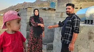 Saifullah and Arad's visit to Parisa and her baby 😍: documentary of nomadic life