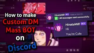 How to make Custom DM Mass Bot in Discord | No Coding Require | Replit