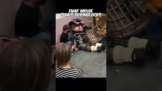 FNAF movie Ella Springlocks behind the scenes 
