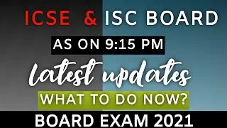 ICSE students await Council decision on Boards ।I CSE Exam's 2021 cancellation?