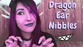 ASMR - DRAGON GIRL ~ Tsun Tsun Ear Nibbles & Mouth Sounds! ~