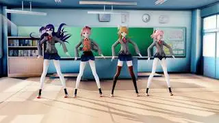 『MMD』 A Little Bit Of Monika MEME 【Original Motion DL】