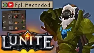 ASCENDED IRONMAN COMPETITION HAS BEGUN! TIME TO GRIND! (350+ PLAYERS ONLINE) - LUNITE RSPS