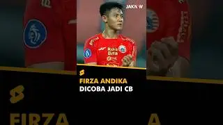Firza Andika jadi bek tengah 'dadakan'. Eksperimen sukses? #persija