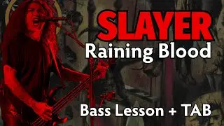 How to Play Raining Blood on Bass | Slayer Bass Tutorial