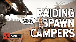RAIDING A SPAWN CAMPER - RUST