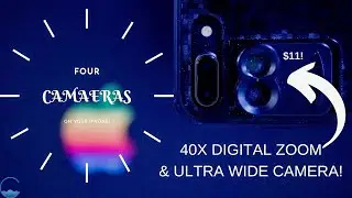 QUAD CAMERAS ON YOUR IPHONE FOR JUST $11! -  Up To 40x Zoom!
