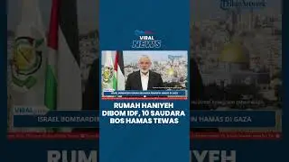 Israel Bom Rumah Pemimpin Hamas, Saudara Perempuan Ismail Haniyeh Ikut Tewas Bersama 9 Orang Lainnya