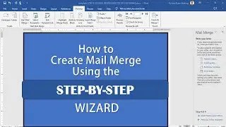 HOW TO CREATE MAIL MERGE USING STEP BY STEP WIZARD | TechTricksGh