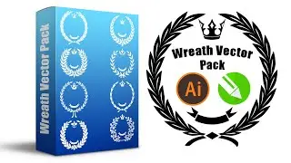Wreath Vector Bundle Download In CDR AI PNG Files |English| Photoshop Tutorial|