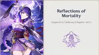 Reflections of Mortality | Genshin Impact | Raiden Shogun Story Quest: Act I Cutscenes (EN/Lumine)