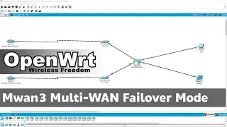 OpenWRT - Configure Multiwan Failover with mwan3