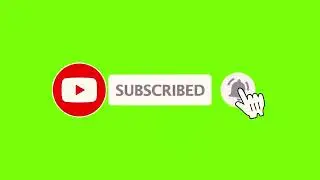 Green Screen Subscribe Button HD Stock Videos | Free stock footage | Free HD Videos - No Copyright