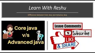 Difference between core and advance java in hindi