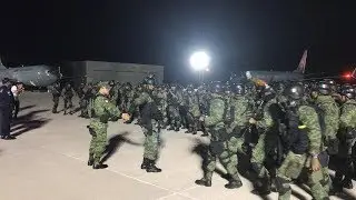 Fuerzas Especiales  del Ejército Mexicano llegan a Culiacán, Sin.