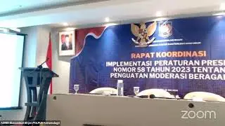 Rapat koordinasi Penguatan Moderasi Beragama