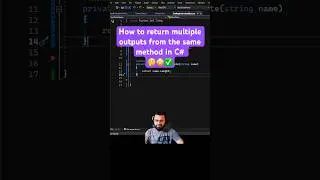 How to return multiple output from a single method in c# 