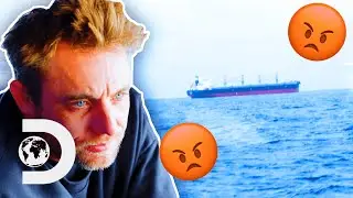 Container Ship Cuts Up $60,000 Worth Of Fishing Gear That Jake Has To Find | Deadliest Catch